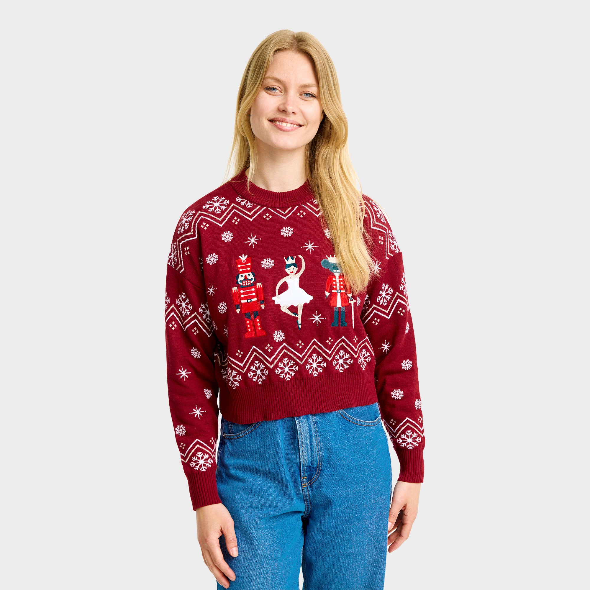 Nutcrackerish kersttrui – Dames